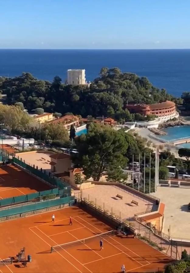 Fabulous !!Apartment A Front Of Legendary Monte Carlo Beach And Tennis Club ! Roquebrune-Cap-Martin Dış mekan fotoğraf